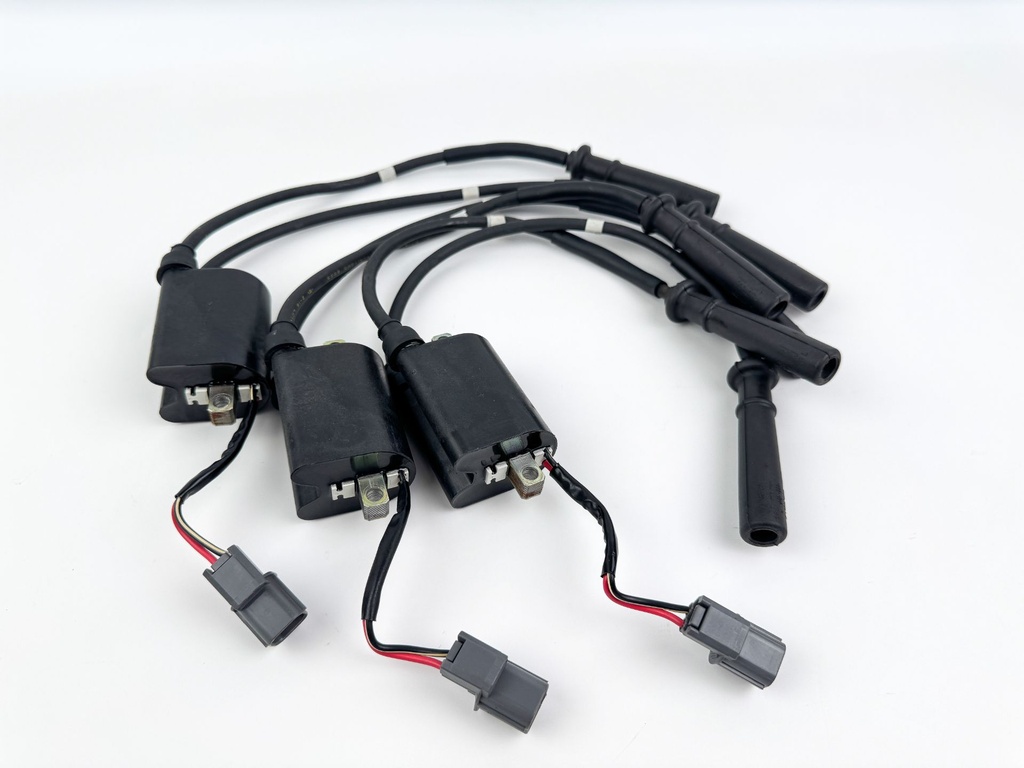 2004 Yamaha 225 HP 4 Stroke Outboard Ignition Coil Set 69J-82310-00-00 OEM