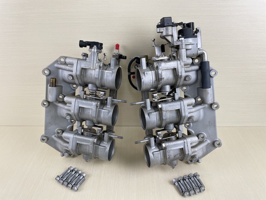 2002 Yamaha 225HP 4 Stroke Throttle Body Assembly Set Complete Starboard & Port