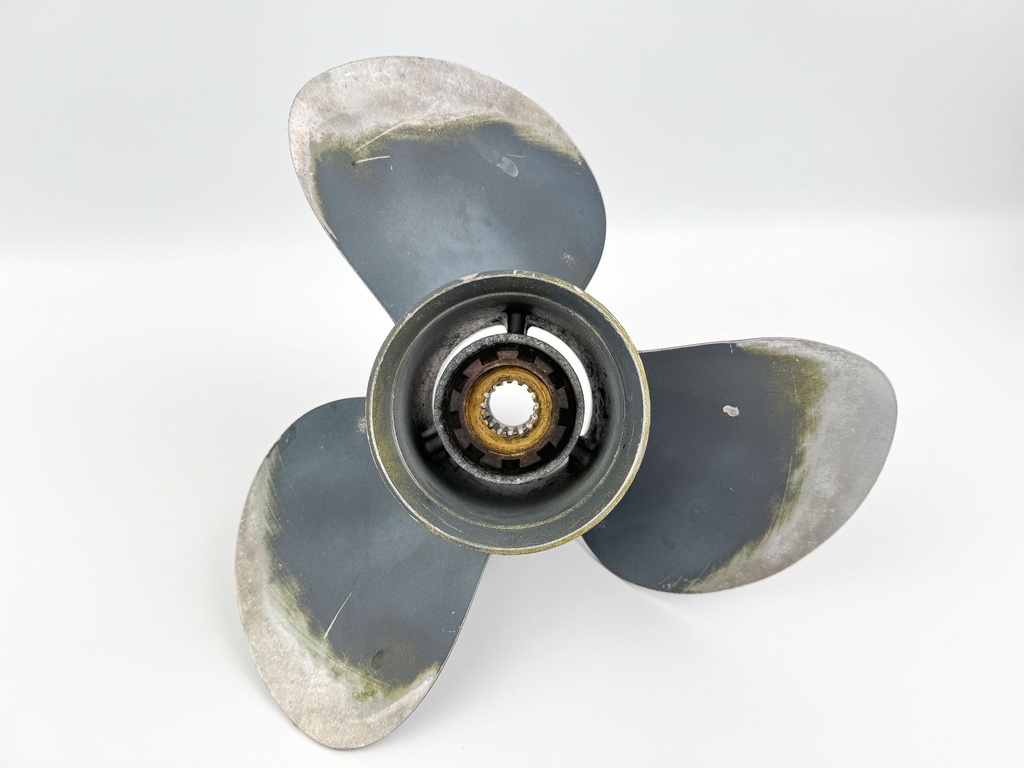 Honda Outboard 3 Blade Aluminum Prop Propeller 13 1/2" X 15P RH 58130-ZW1-W23ZA