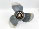 Honda Outboard 3 Blade Aluminum Prop Propeller 13 1/2" X 15P RH 58130-ZW1-W23ZA
