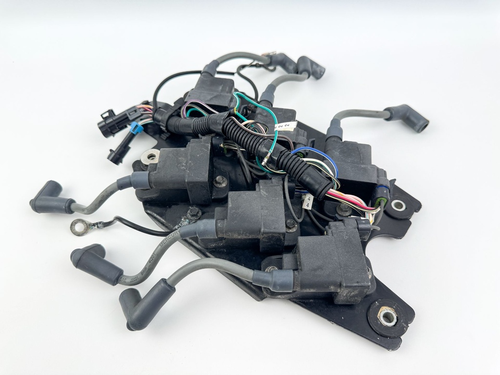 2002 Mercury 200 HP 2 Stroke Outboard Ignition Coil Set W/ Plate 827509T7 OEM