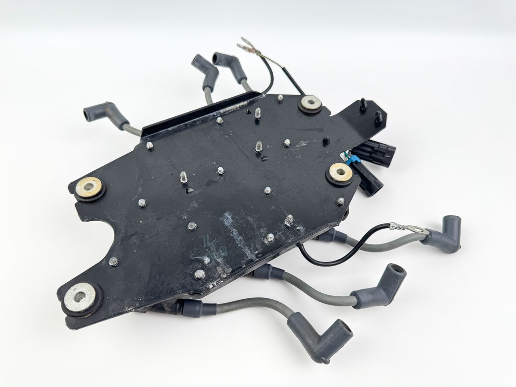 2002 Mercury 200 HP 2 Stroke Outboard Ignition Coil Set W/ Plate 827509T7 OEM