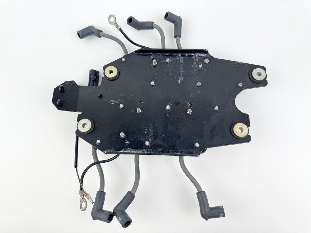 2002 Mercury 200 HP 2 Stroke Outboard Ignition Coil Set W/ Plate 827509T7 OEM