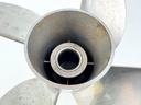 Mercury Trophy Plus Stainless Steel 4 Blade Prop Propeller 13 3/4" X 24P RH