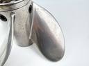 Mercury Trophy Plus Stainless Steel 4 Blade Prop Propeller 13 3/4" X 24P RH