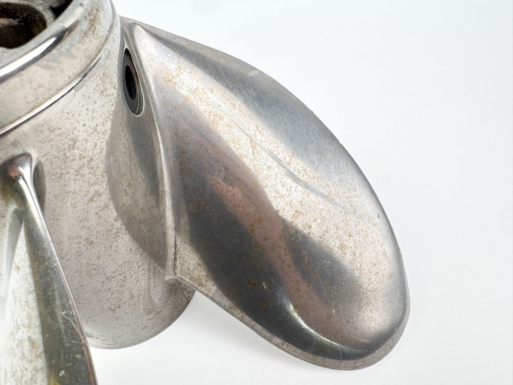 Mercury Trophy Plus Stainless Steel 4 Blade Prop Propeller 13 3/4" X 24P RH