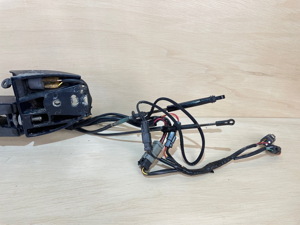 Evinrude Etec Tiller Handle Setup With Trim / Tilt - For Parts