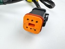 Genuine OMC Wiring Harness Adapter Red Plug to 6 Pin 0176349