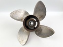 Evinrude Johnson Stainless Steel Prop Propeller 14 1/4" X 19P 4 Blade 176576