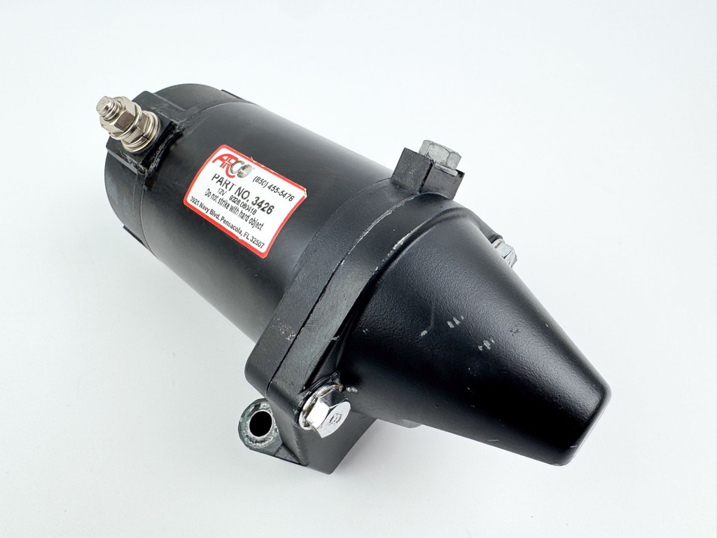 1988 Yamaha 130 HP 2 Stroke Outboard Starter Motor 6E5-81800-12-00 OEM