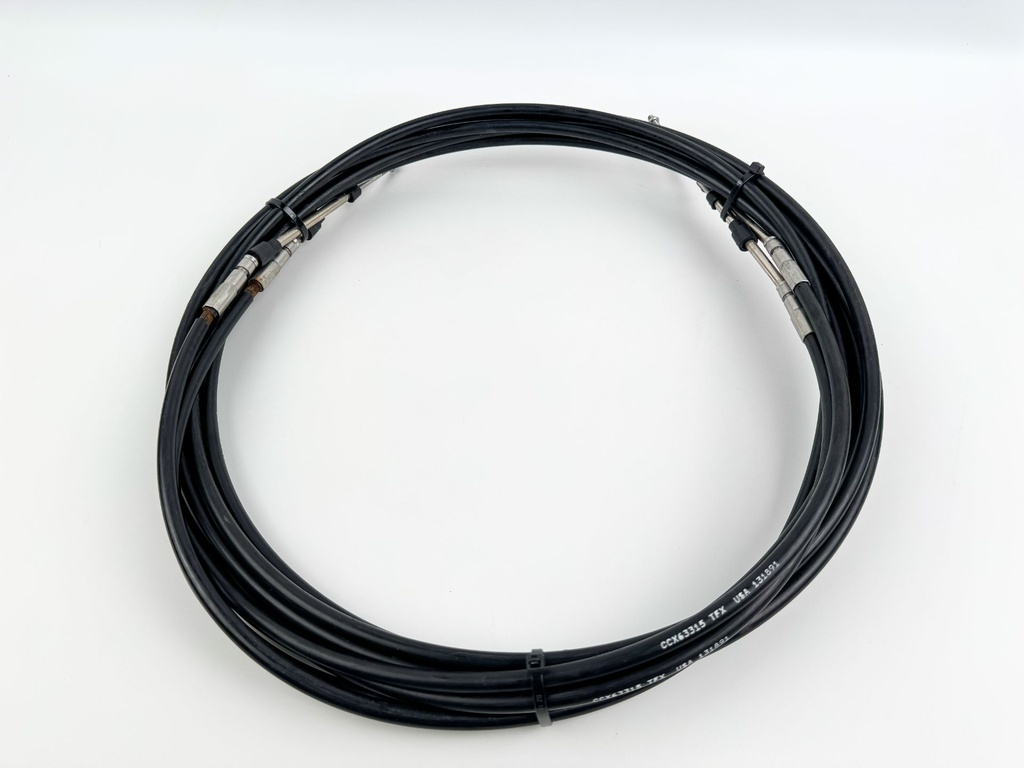 Seastar CCX63315 Shift Throttle Control Cable Set 15' 15 feet Used
