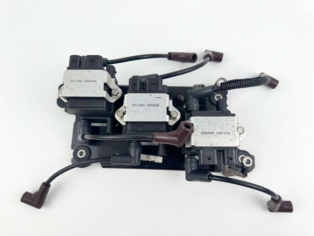2001 Mercury 150 HP 2 Stroke Outboard Ignition Coil Set W/ Plate 856991A1 OEM