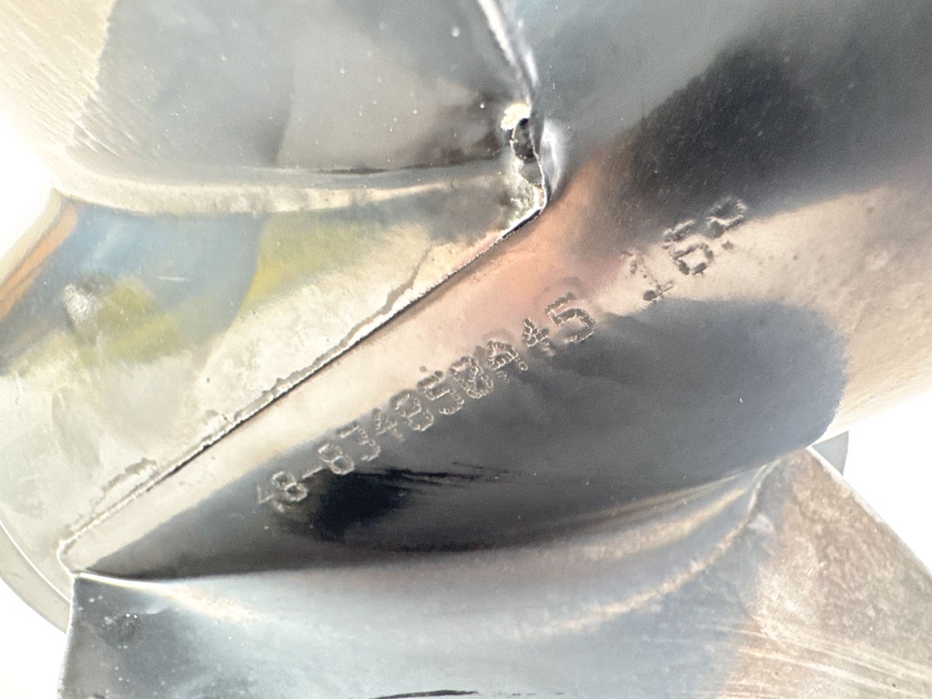 Mercury Quicksilver 4 Blase Aluminum Prop Propeller 15" X 16P Right Hand