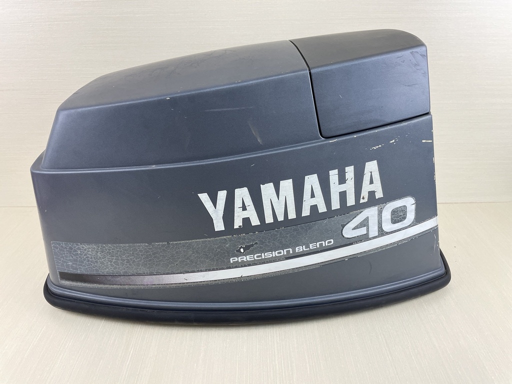 1997 Yamaha 40HP 2 Stroke Outboard Top Cowling Cover Assembly 6H4-42610-P2-4D  
