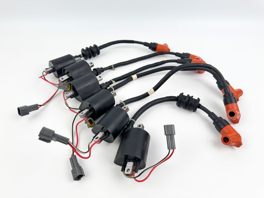 2002-2003 Yamaha 200 HP 2 Stroke Outboard Ignition Coil Set 68F-82310-11-00