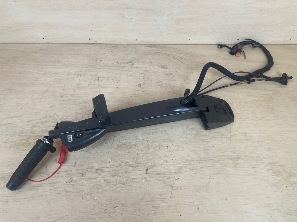 Evinrude Etec Tiller Handle Setup With Trim & Ignition - Damaged