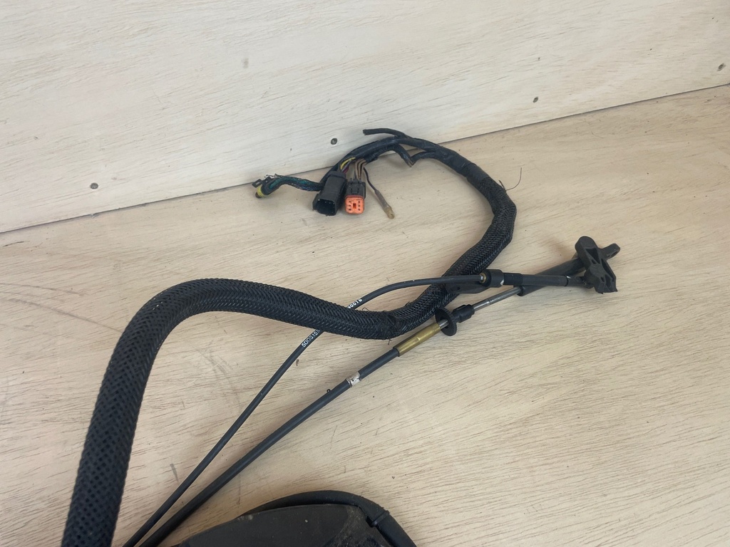 Evinrude Etec Tiller Handle Setup With Trim & Ignition - Damaged