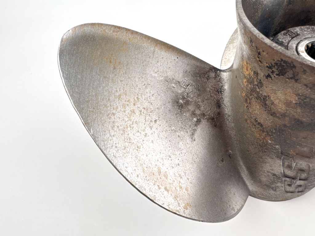 OMC SST Propeller Stainless Steel LH 14 3/4 X 19 15 Spline 0176618