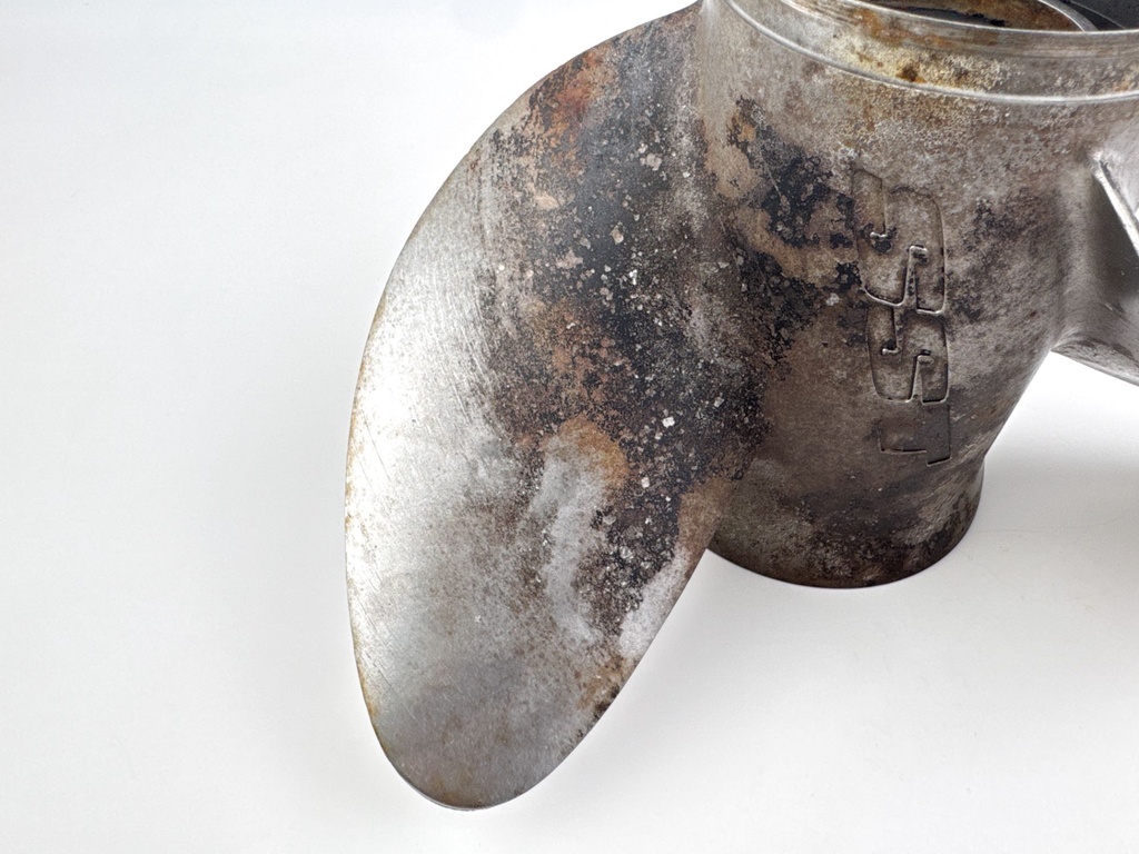 OMC SST Propeller Stainless Steel LH 14 3/4 X 19 15 Spline 0176618