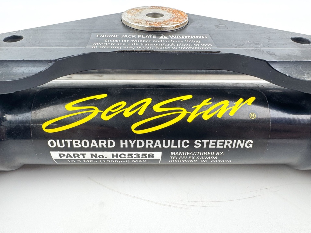 SeaStar Front Mount Outboard Hydraulic Steering Cylinder Assembly HC5358