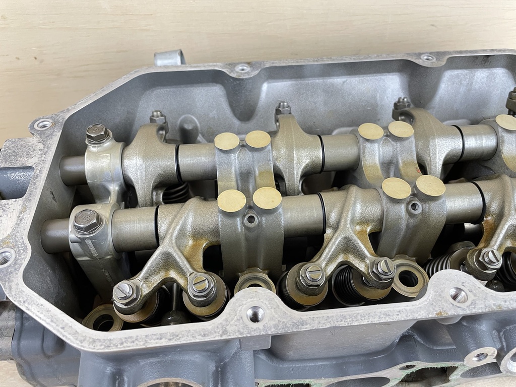 1997 Honda 90HP 4 Stroke Outboard Engine Cylinder Head 12210-ZW1-010ZA - Parts