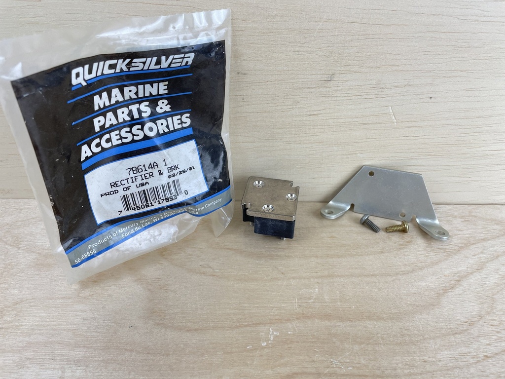 Mercury Quicksilver Rectifier & Bracket 78614A1 Brand New