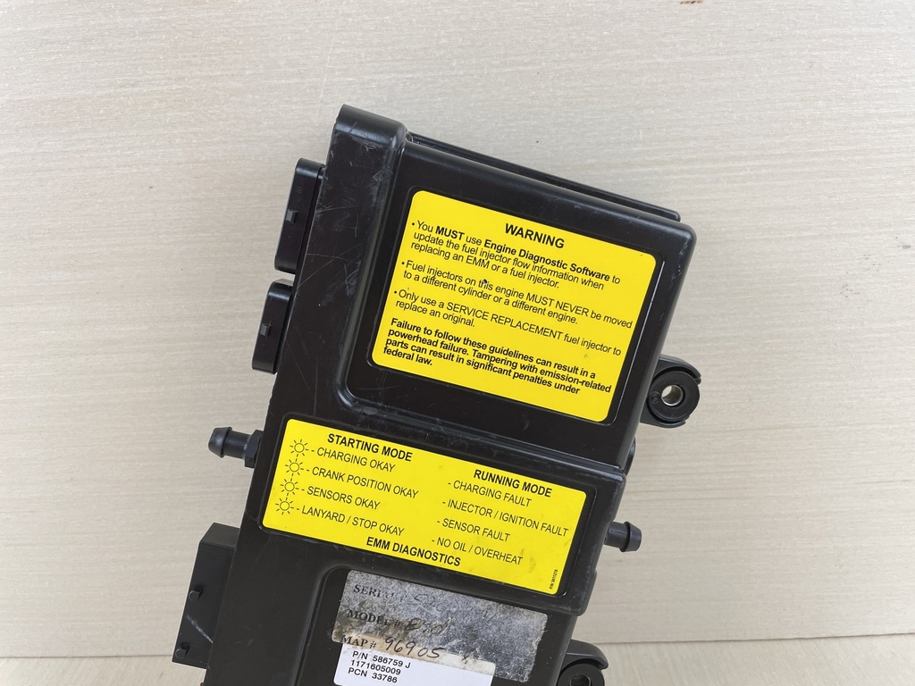 2007 Evinrude Etec 90HP 2 Stroke Outboard EMM ECU 0586759 - E90DSLSUA