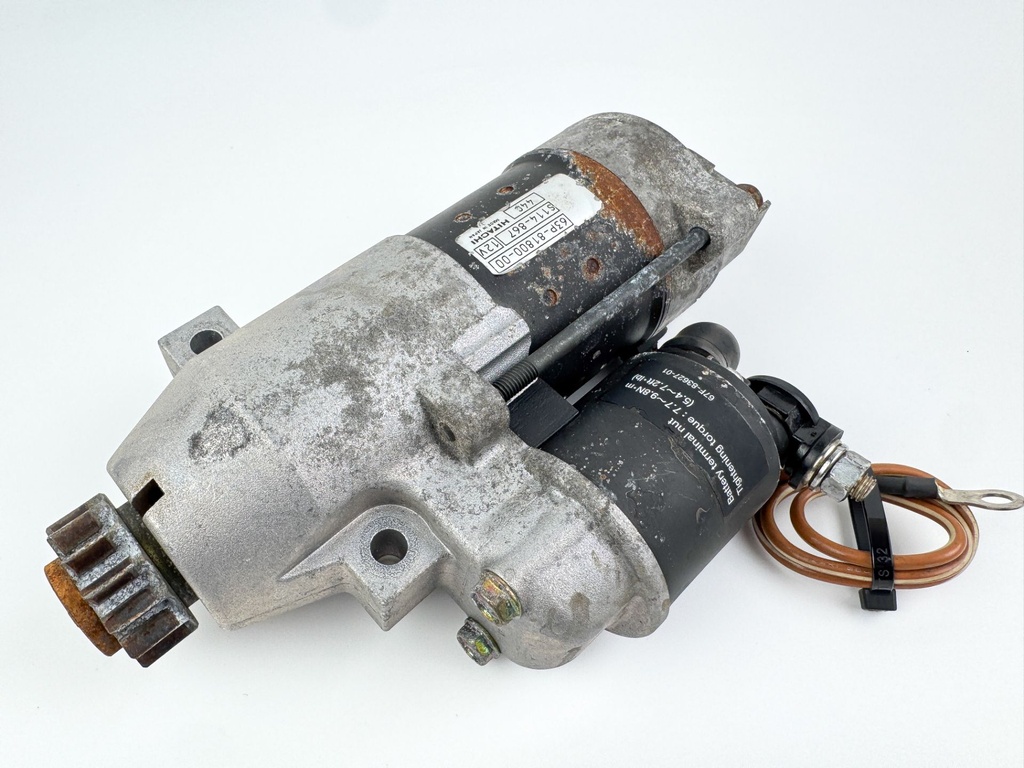 2005 Yamaha 150 HP 4 Stroke Outboard Starter Motor 63P-81800-00-00 OEM