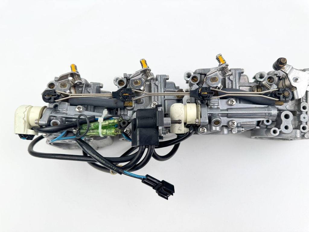 03-04 Yamaha 90HP 4 Stroke Outboard  1 2 3 4 Carburetor Set Of 4 - Good Condition