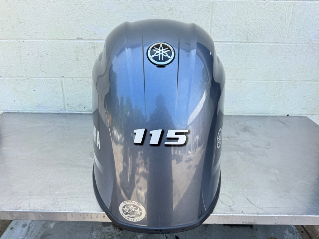 2014 + Yamaha 115HP 4 Stroke Outboard Top Cowling Cover Hood 6EK-42610-02-00