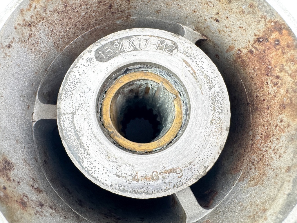 Yamaha Prop Propeller 3 Blade Stainless Steel 13 3/4" x 17P - Right Hand Standard