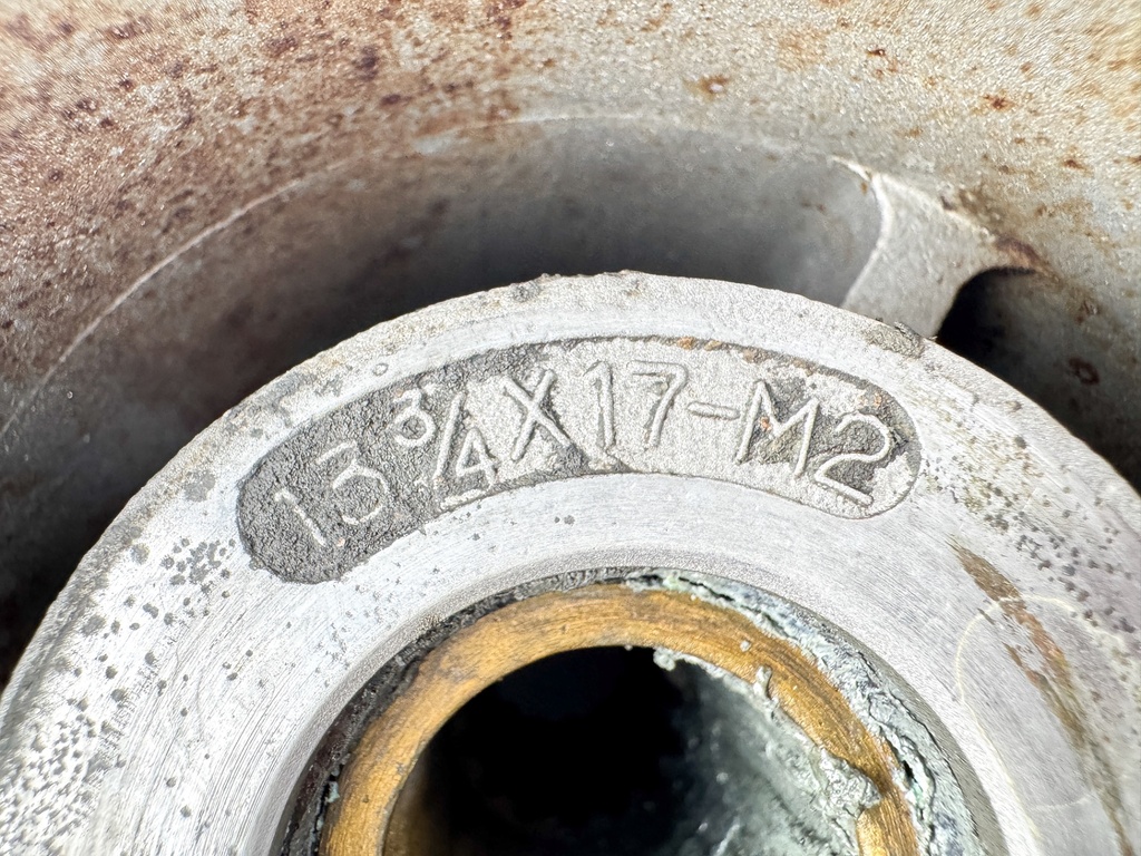 Yamaha Prop Propeller 3 Blade Stainless Steel 13 3/4" x 17P - Right Hand Standard