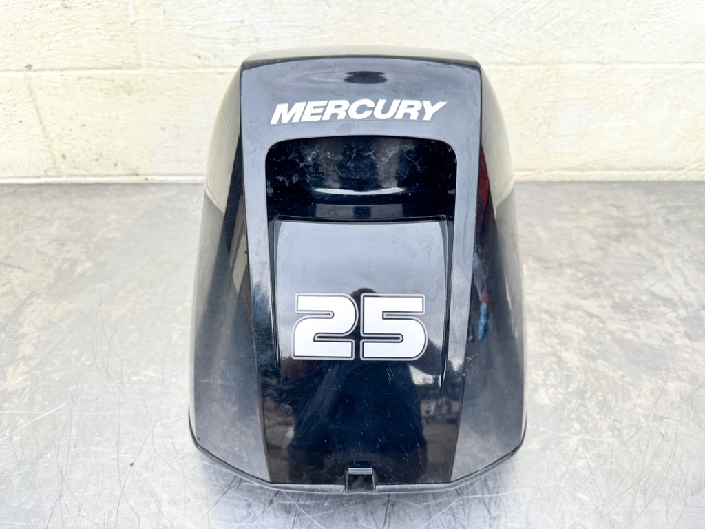 2022 Mercury 25 HP 4 Stroke Outboard Top Cowling 8M0186853 OEM
