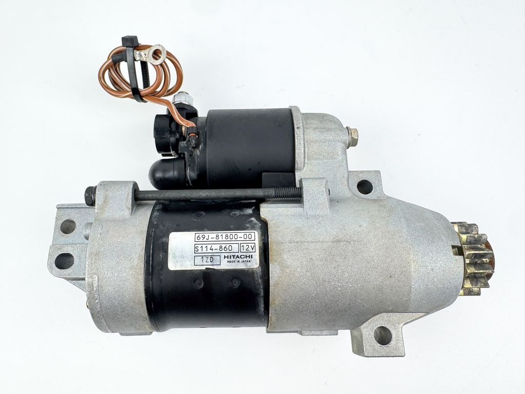 2002 Yamaha 225 HP 4 Stroke Outboard Starter Motor 69J-81800-00-00 OEM