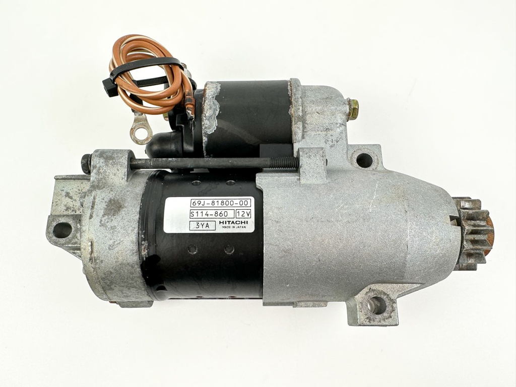 2004 Yamaha 225 HP 4 Stroke Outboard Starter Motor 69J-81800-00-00 OEM