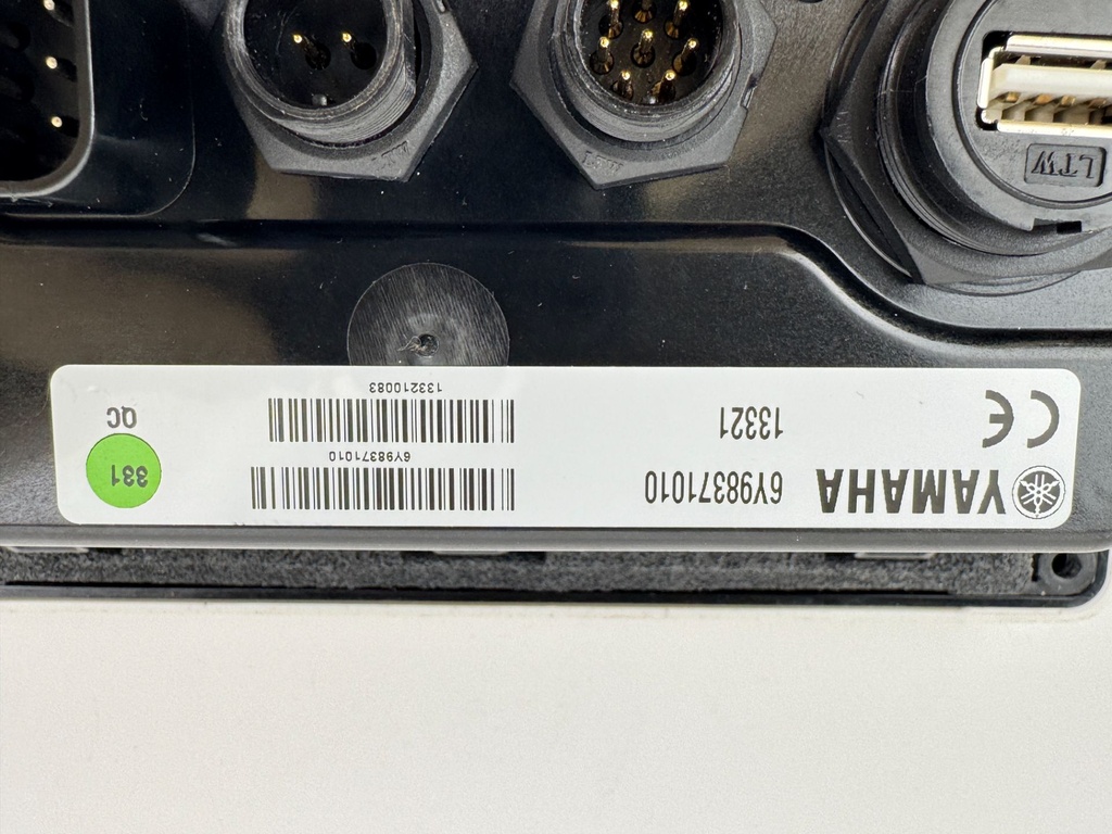 Yamaha Outboard Digital Display Gauge W/ cover 6Y9-83710-10 Tested