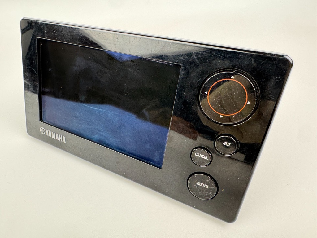 Yamaha Outboard Digital Display Gauge W/ cover 6Y9-83710-10 Tested