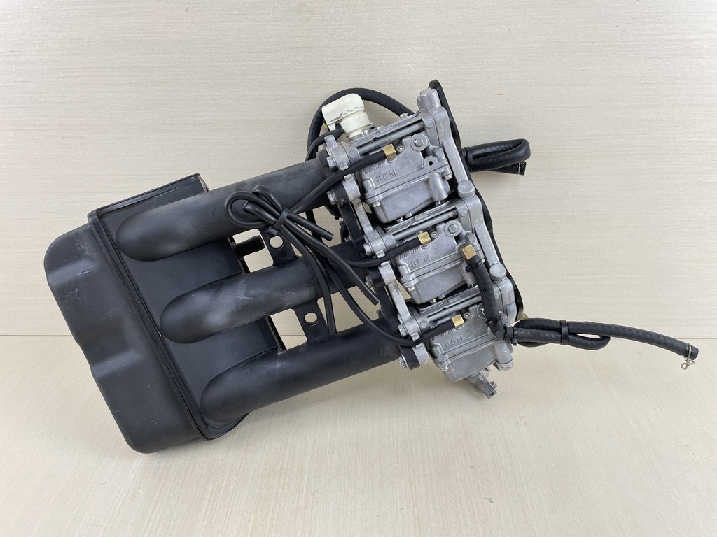 2004 Yamaha 40HP 4 Stroke Carburetor Setup Top Middle Bottom Carb - Cleaned 