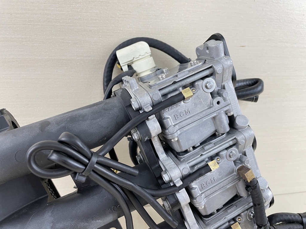 2004 Yamaha 40HP 4 Stroke Carburetor Setup Top Middle Bottom Carb - Cleaned 