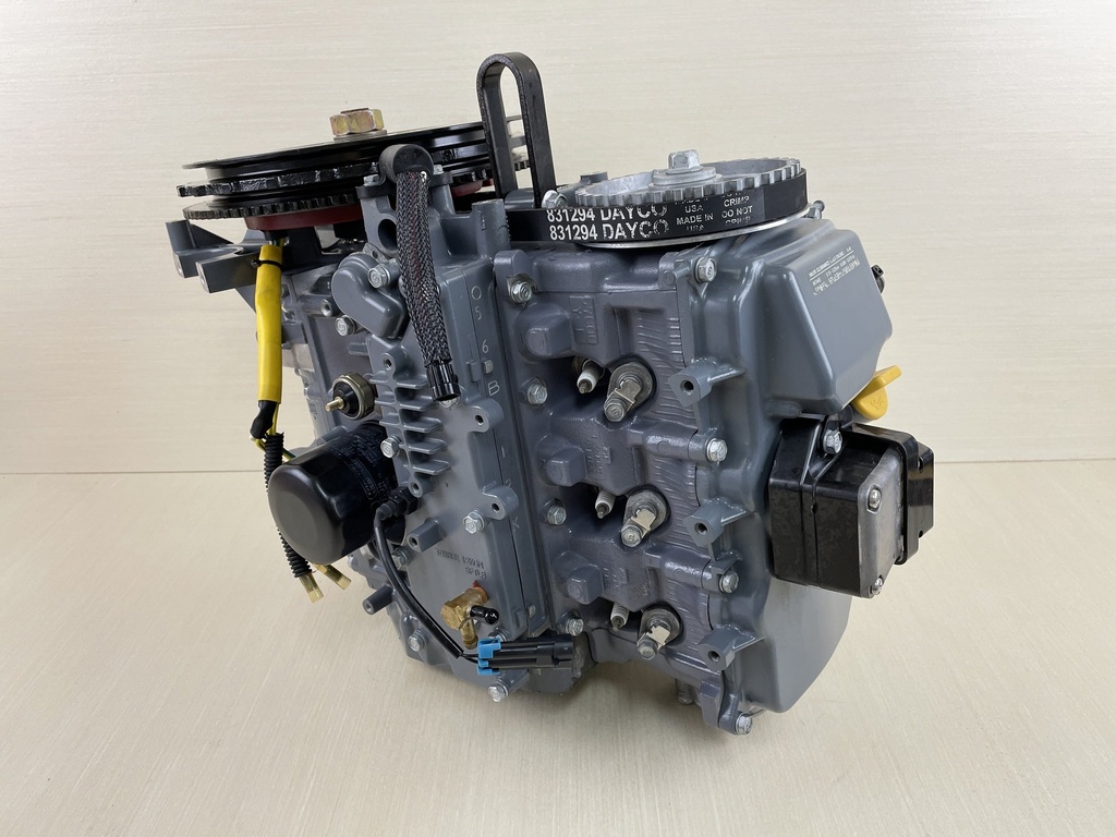 2004 Yamaha 40HP 4 Stroke Outboard Powerhead Cylinder Long Block Assembly - 210PSI