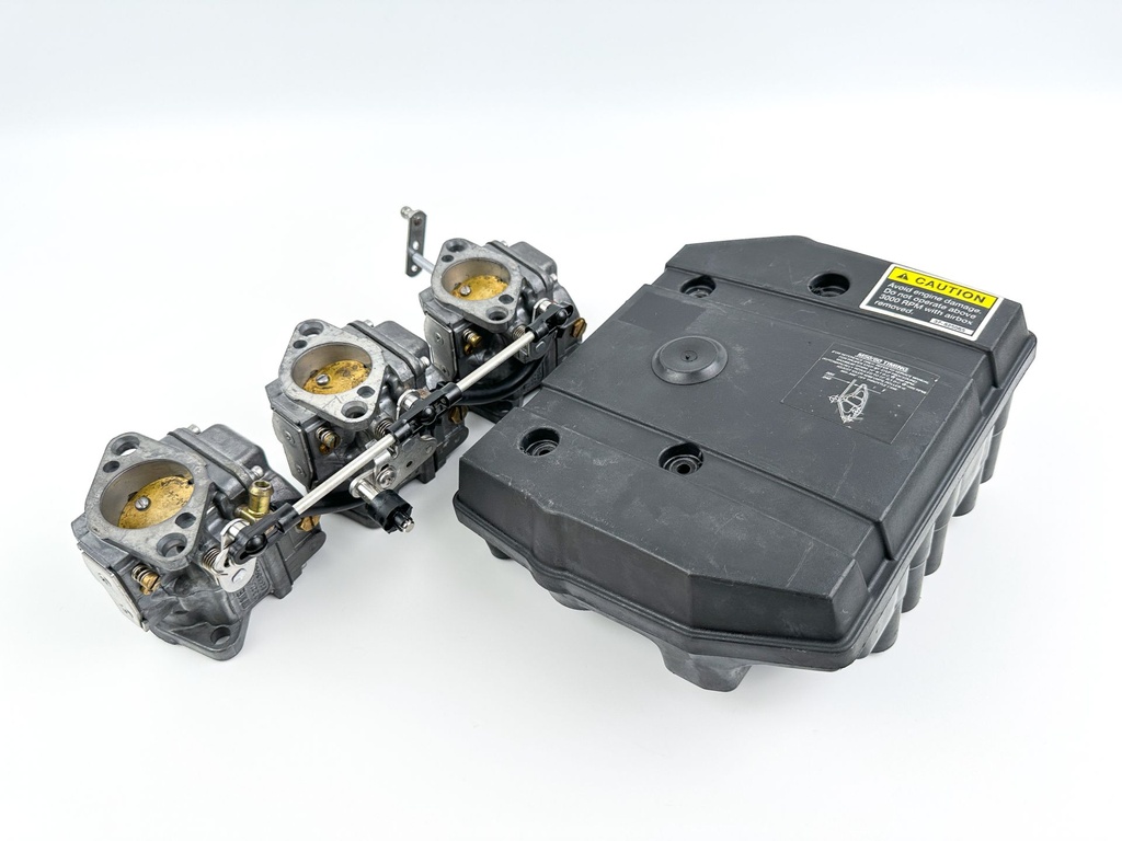 1996 Mercury 60 HP 2 Stroke Outboard Carburetor Set 821946A27 OEM