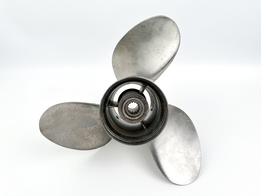 Honda Marine 14 1/4 x 19 P Stainless Steel 3 Blade Prop Propeller 58233-ZY3-B19H