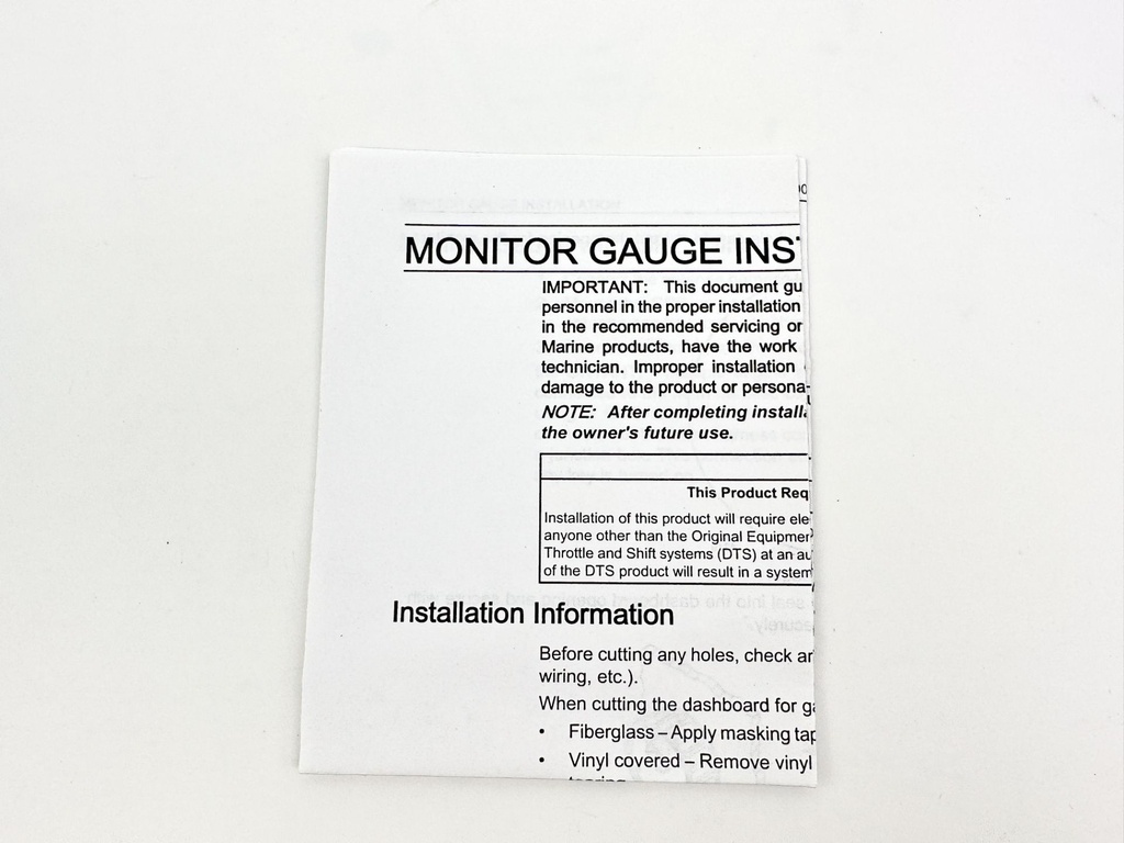 Mercury Outboard OEM SmartCraft ECO Monitor 79-879337K02