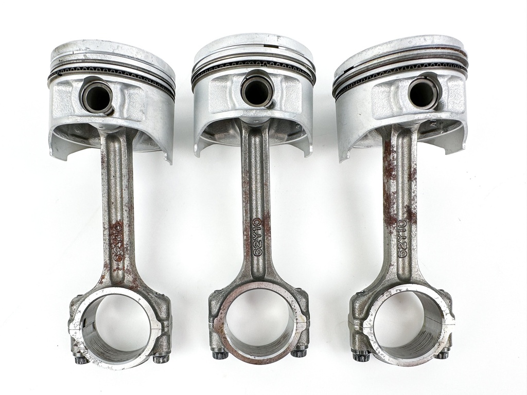 2002 Yamaha 60HP 4 Stroke Outboard Piston & Connecting Rod Assembly Set 3 62Y-11650-10-00