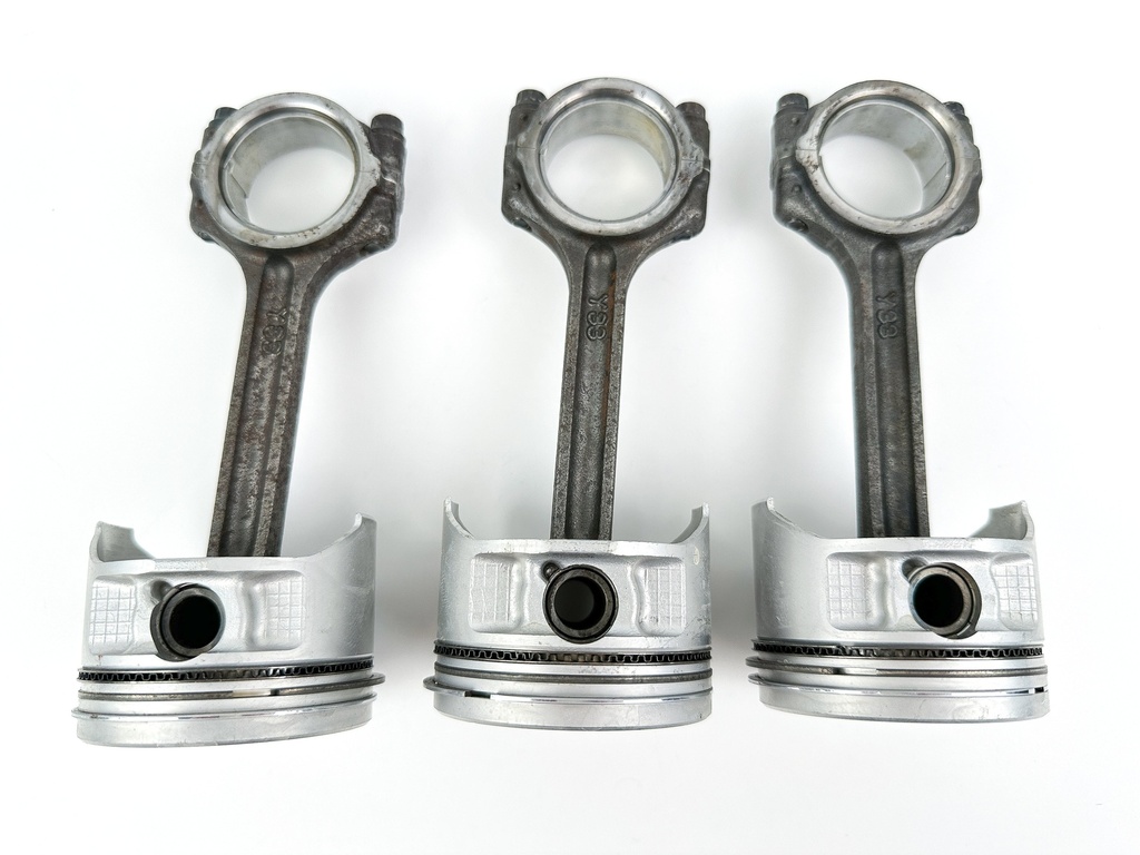 2002 Yamaha 60HP 4 Stroke Outboard Piston & Connecting Rod Assembly Set 3 62Y-11650-10-00