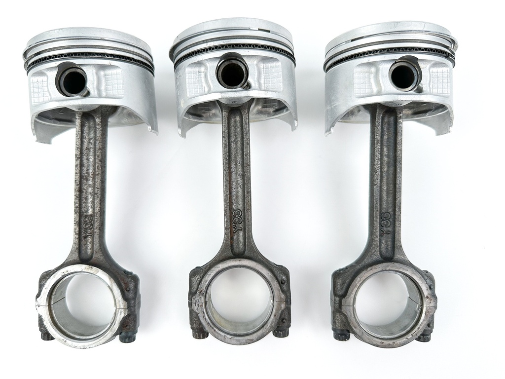 2002 Yamaha 60HP 4 Stroke Outboard Piston & Connecting Rod Assembly Set 3 62Y-11650-10-00