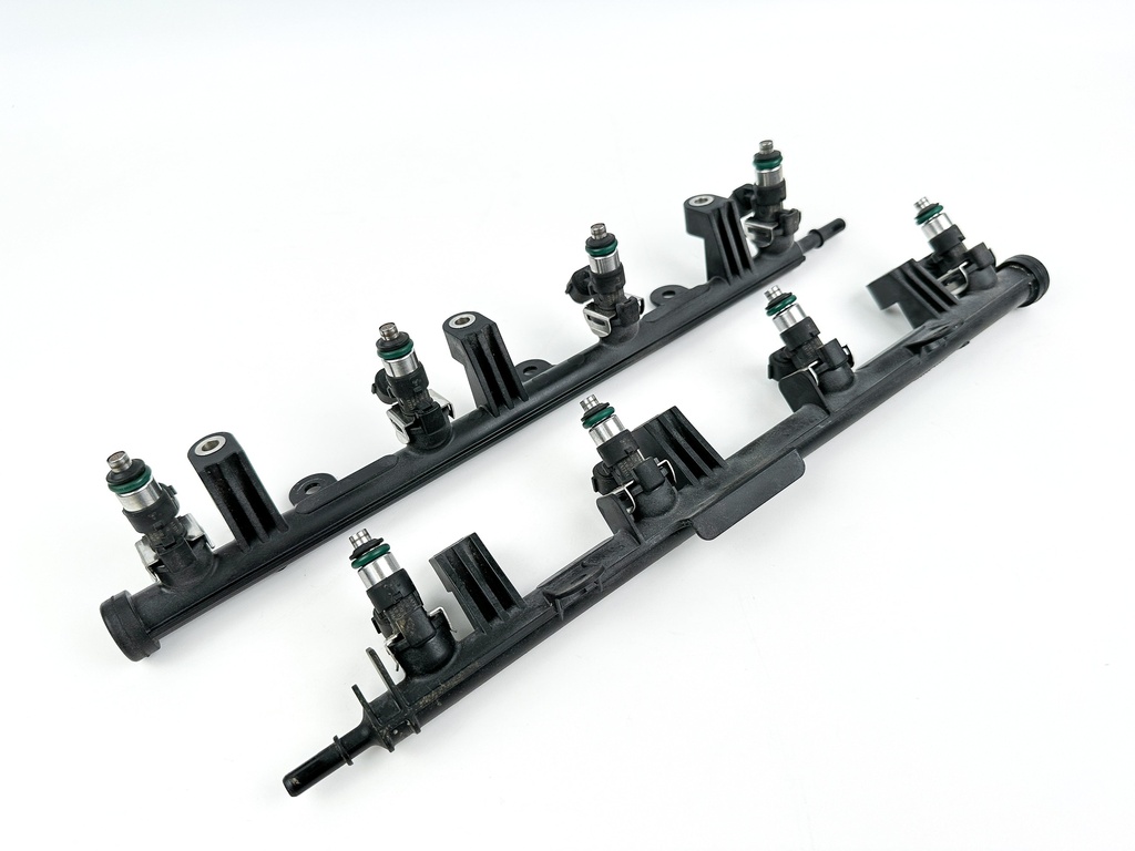 2012 Yamaha F350 350HP 4 Stroke Outboard Fuel Injector Set With Rails 6AW-13160-10-00