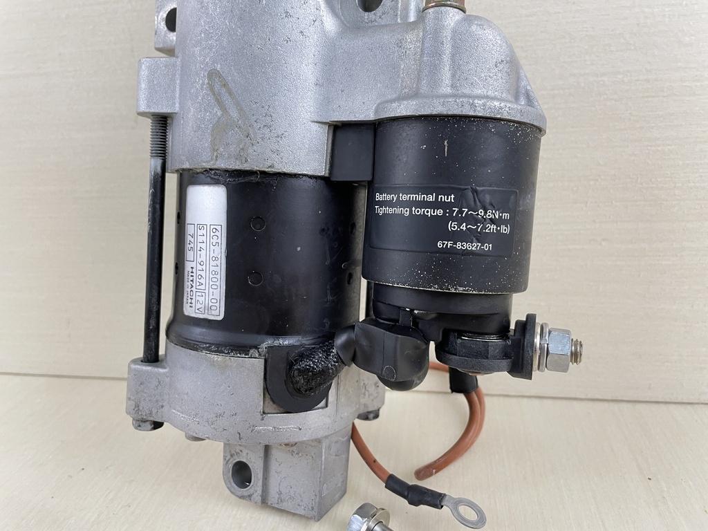 2007 Yamaha 60HP 4 Stroke Outboard Starter Motor Assembly 6C5-81800-00-00
