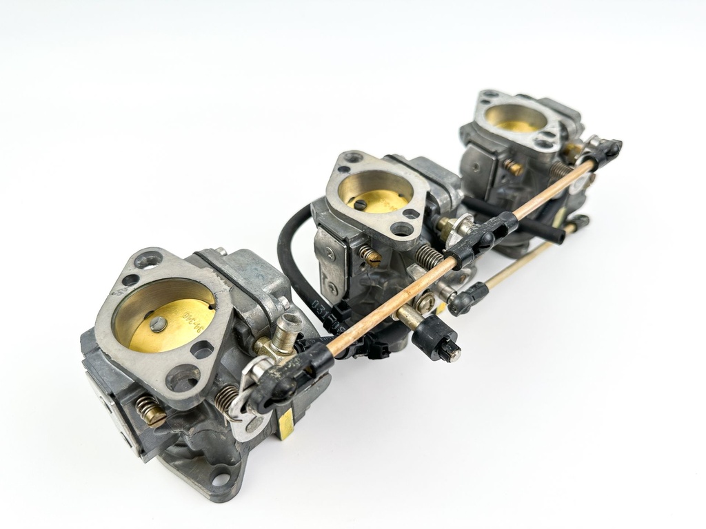 2003 Mercury 90 HP 2 Stroke Outboard Carburetor Set 824854T18 OEM