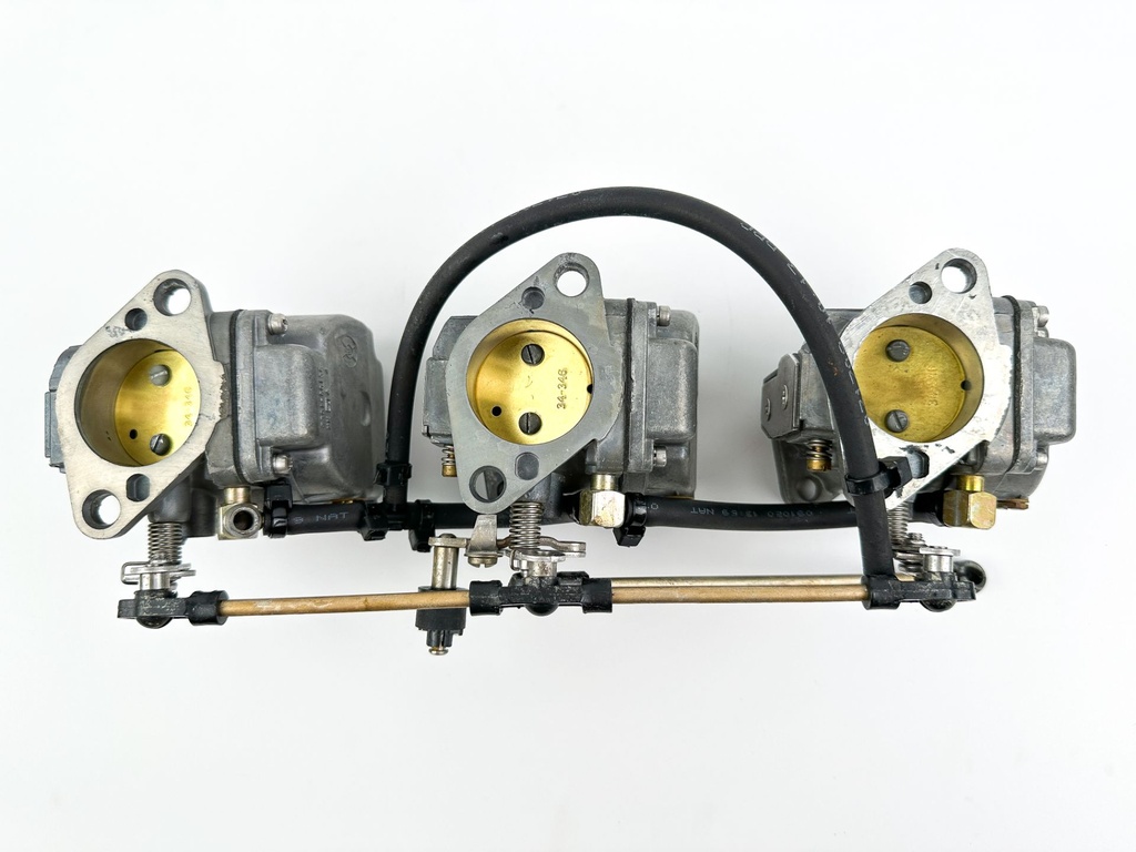 2003 Mercury 90 HP 2 Stroke Outboard Carburetor Set 824854T18 OEM